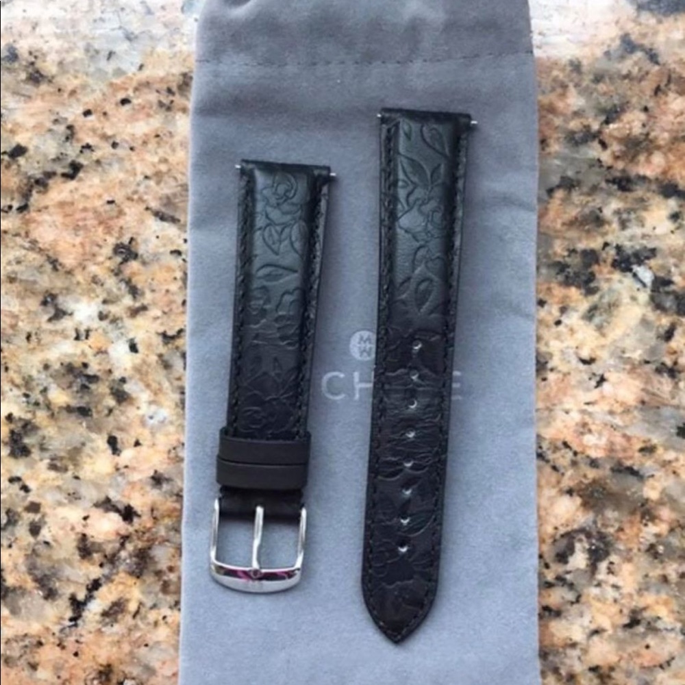 Michele Watch Band Genuine Leather, 18 mm